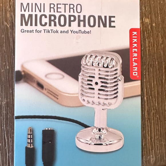 Mini Retro microphone - Picture 3 of 7